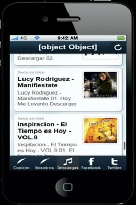 Musica Cristiana android App screenshot 0