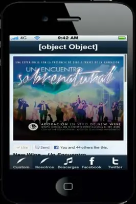 Musica Cristiana android App screenshot 1